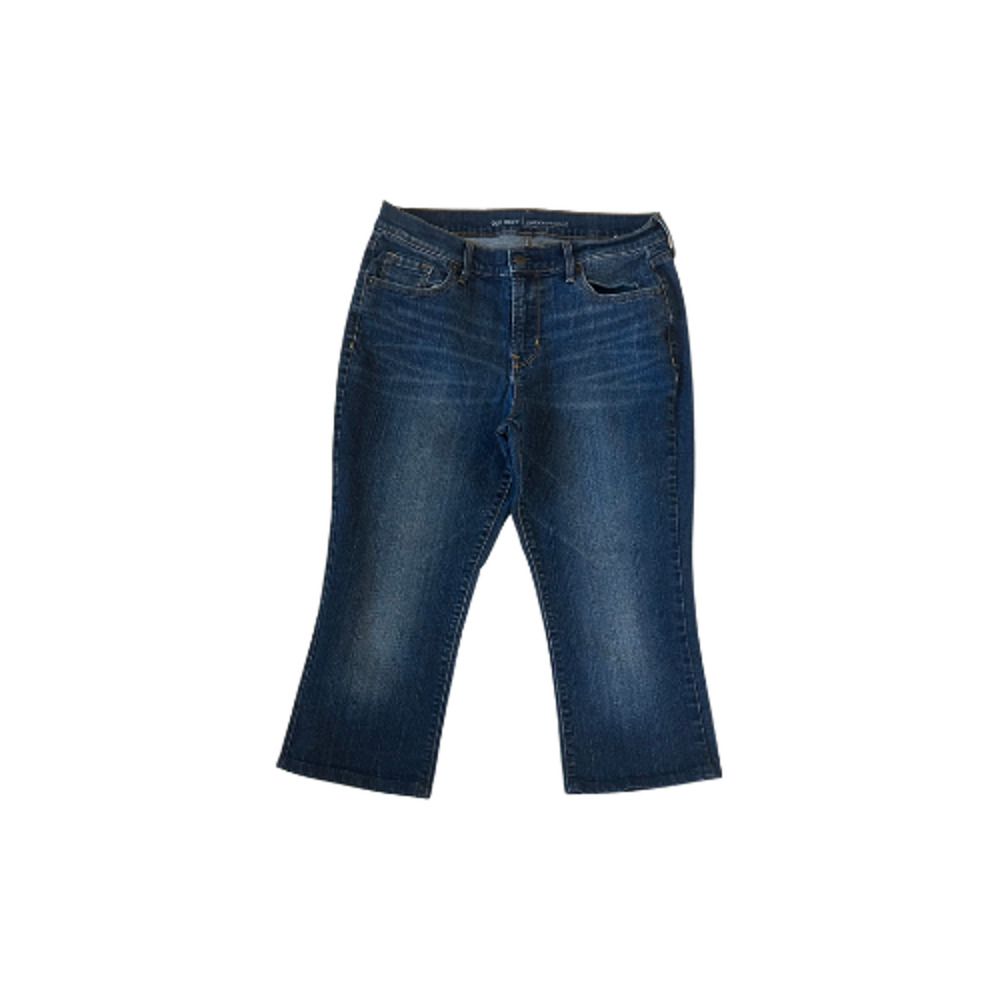 Old Navy Capri Jeans Curvy Profile Mid-Rise Blue Women’s Size 10 S